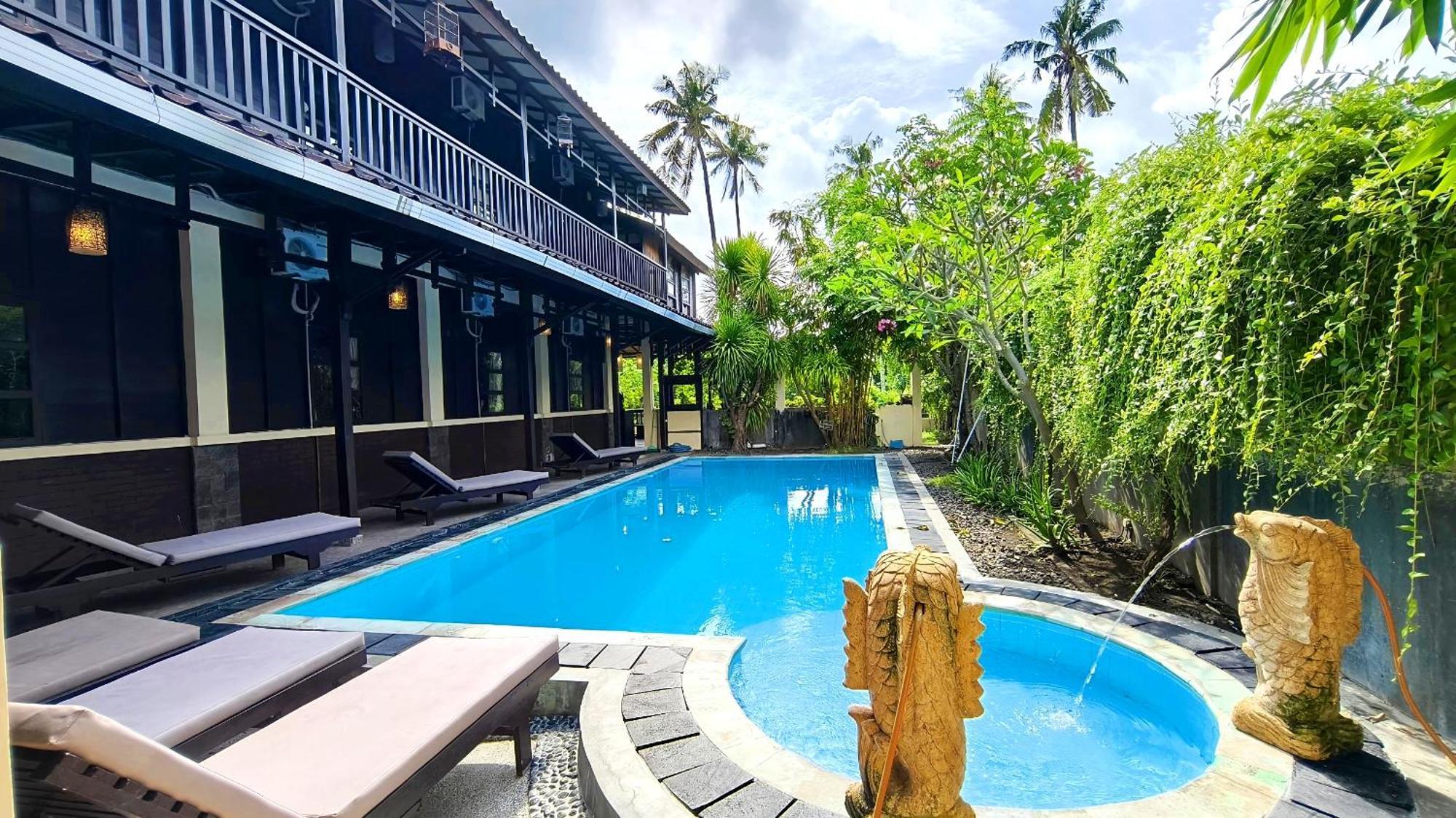 Gili Buana Vandrarhem Gili Air Exteriör bild